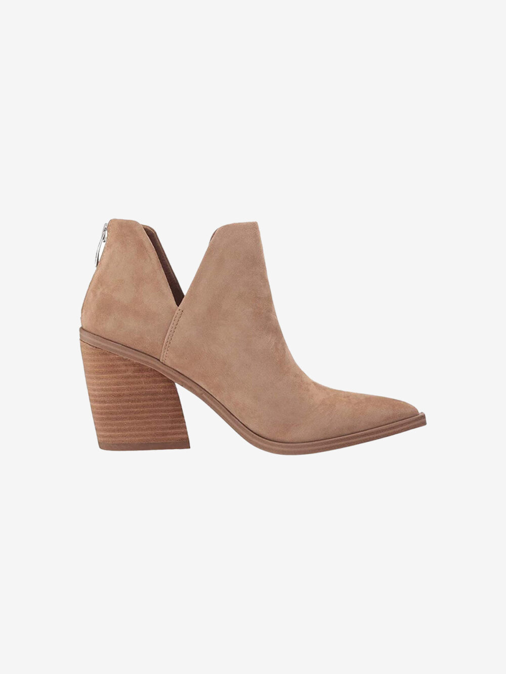 Stacked Mid Heel Booties - Image 5