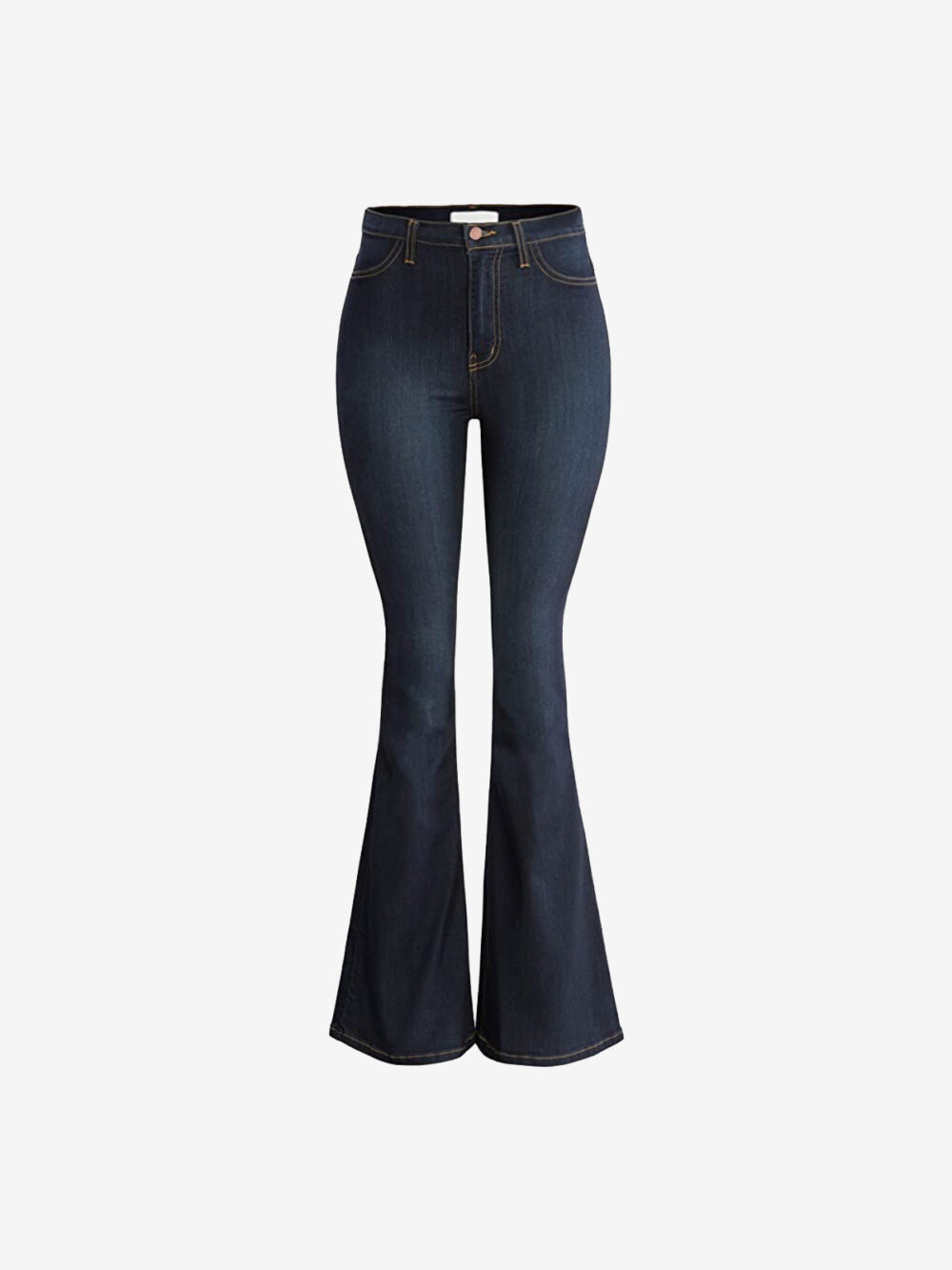 Waist Denim Bell Bottoms - Image 2