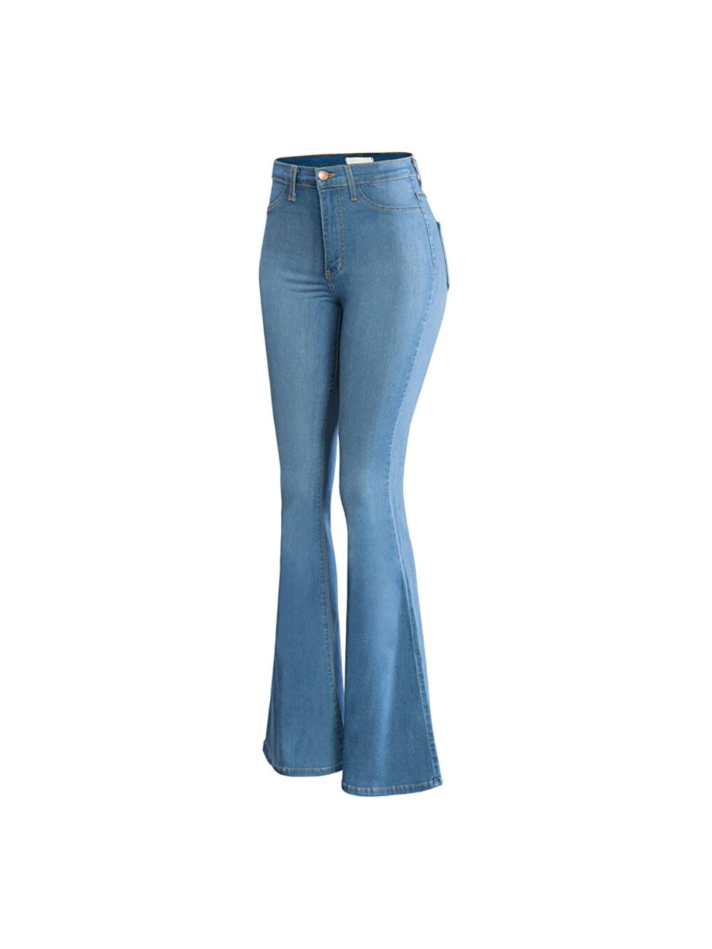 Waist Denim Bell Bottoms - Image 6