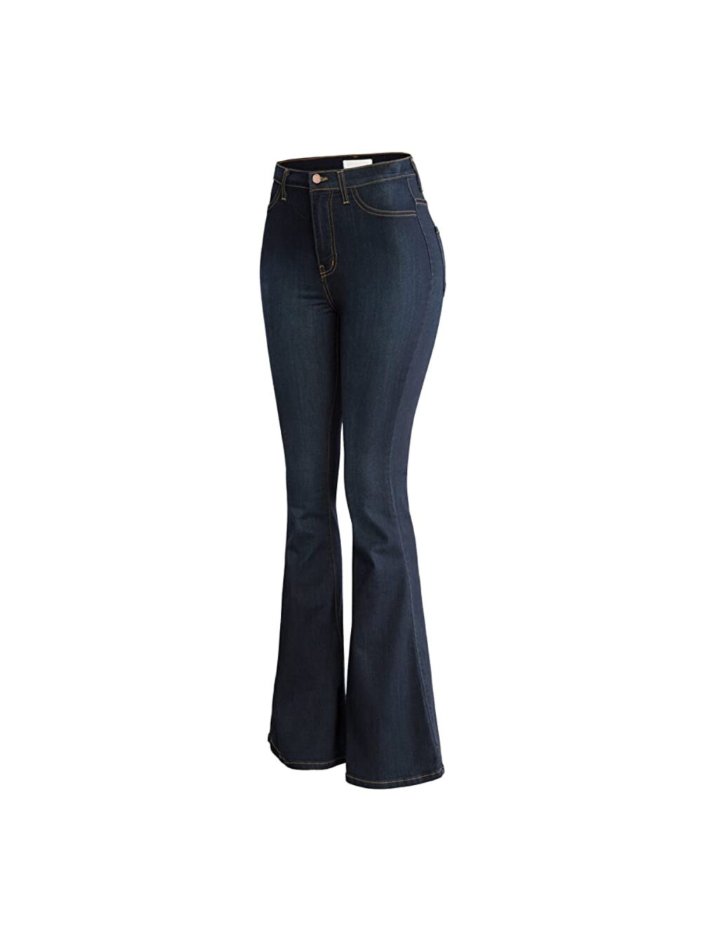 Waist Denim Bell Bottoms - Image 4