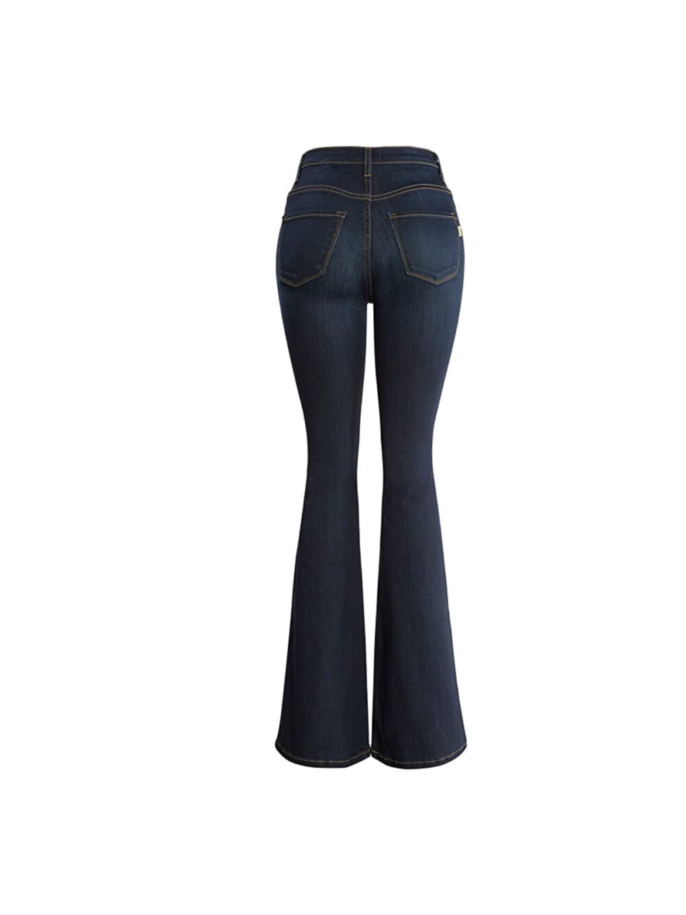 Waist Denim Bell Bottoms - Image 3