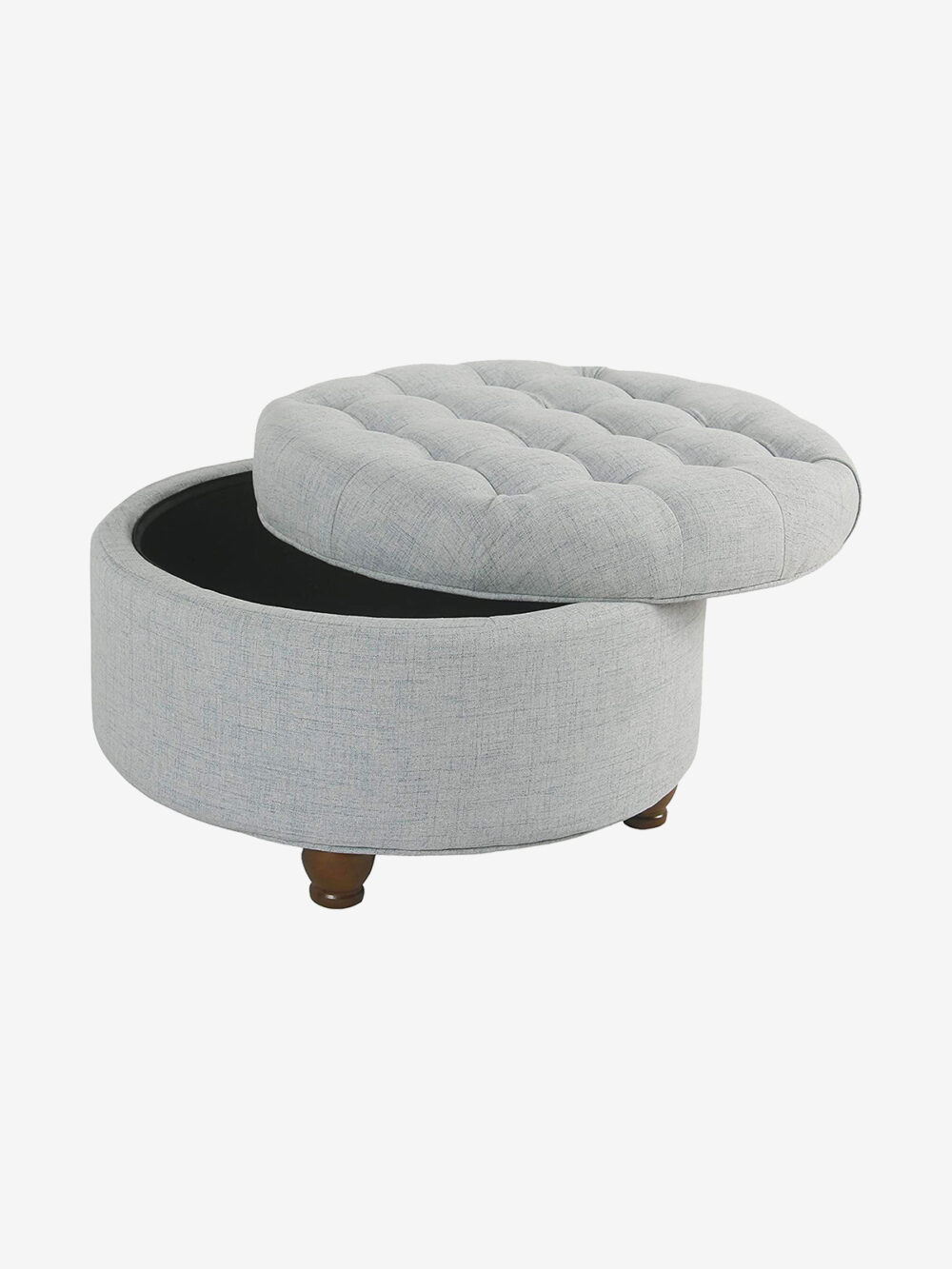 Large Button Tufted Round - Image 4