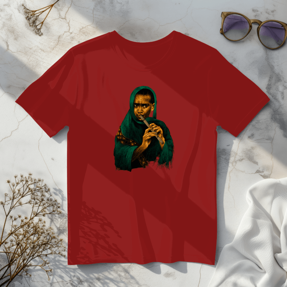 ዋሽንተኛው እረኛ Ethiopian custom-made T-shirts - Image 3