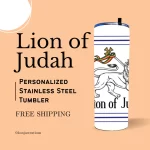 Lion-of-Judah-Personalized-Stainless-Steel-Tumblers