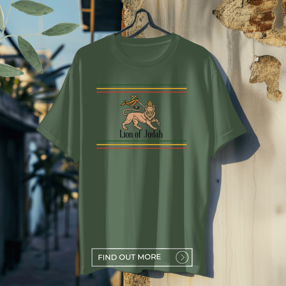 Custom design, Ethiopian shirt, Lion of Juda shirt - Image 2