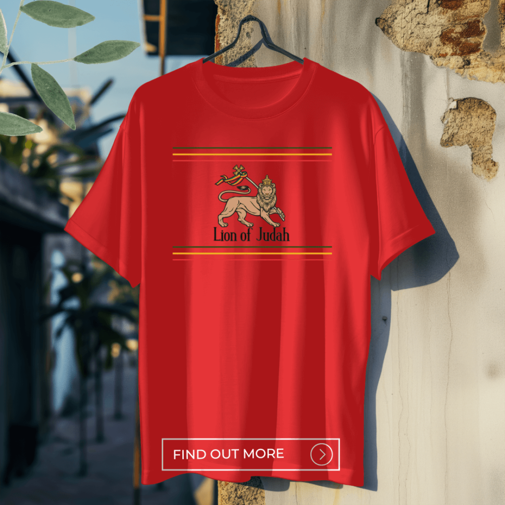 Custom design, Ethiopian shirt, Lion of Juda shirt - Image 3