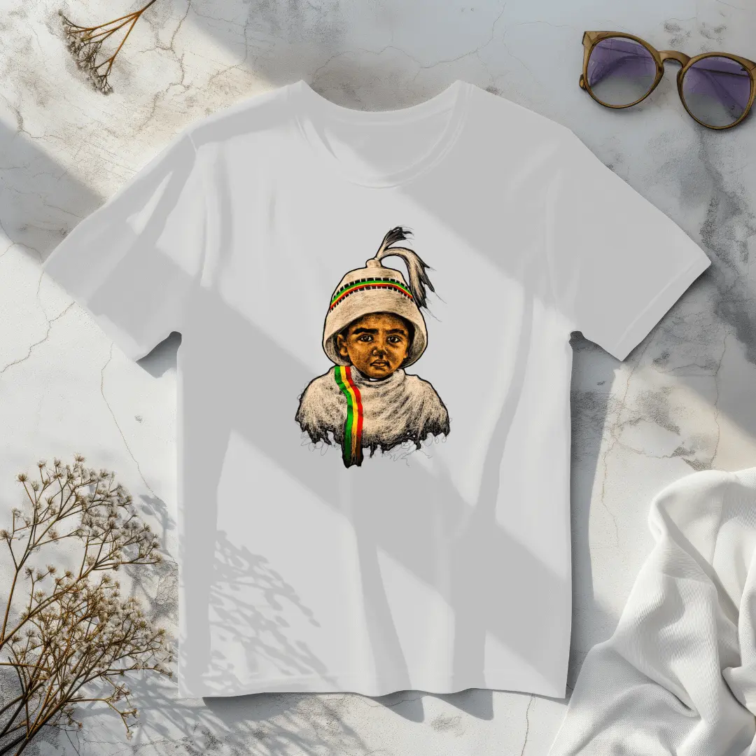 Custom-made Habesha inspired Tshirt