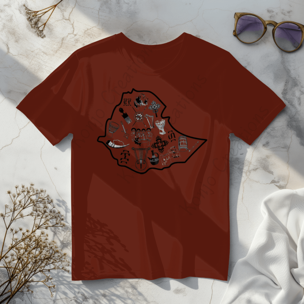 Custom-made Habesha inspired T shirt - Image 2