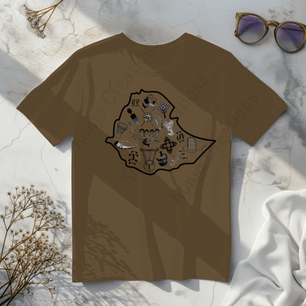 Custom-made Habesha inspired T shirt - Image 3