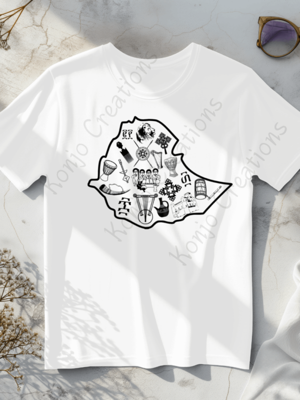 Custom-made Habesha inspired T shirt