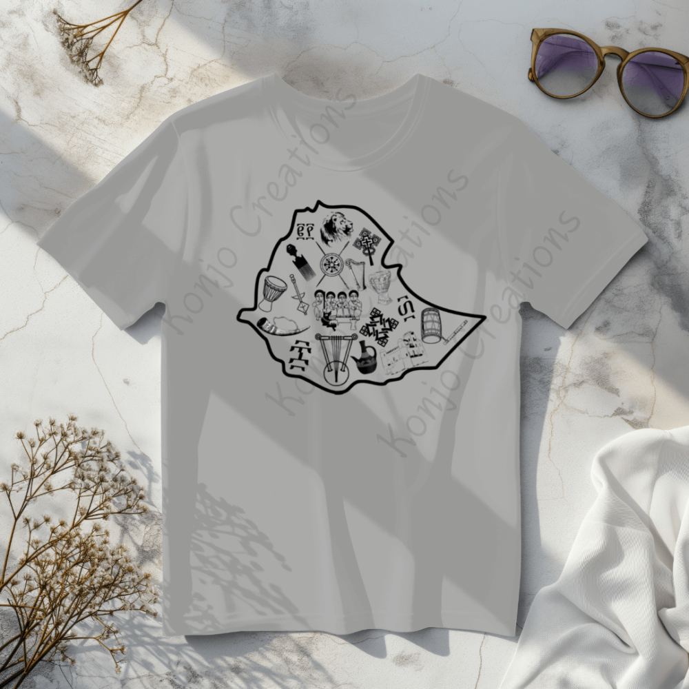 Custom-made Habesha inspired T shirt - Image 5