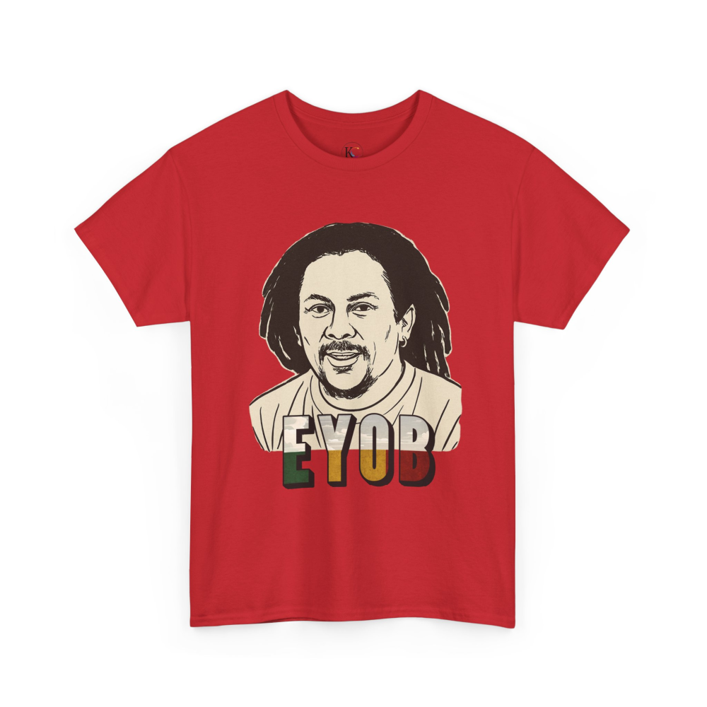 Vibrant Graphic Tee - Unisex Heavy Cotton Tee with 'EYOB' Design, Streetwear, Casual Style, Gift Idea, Music Lover Apparel - Image 51