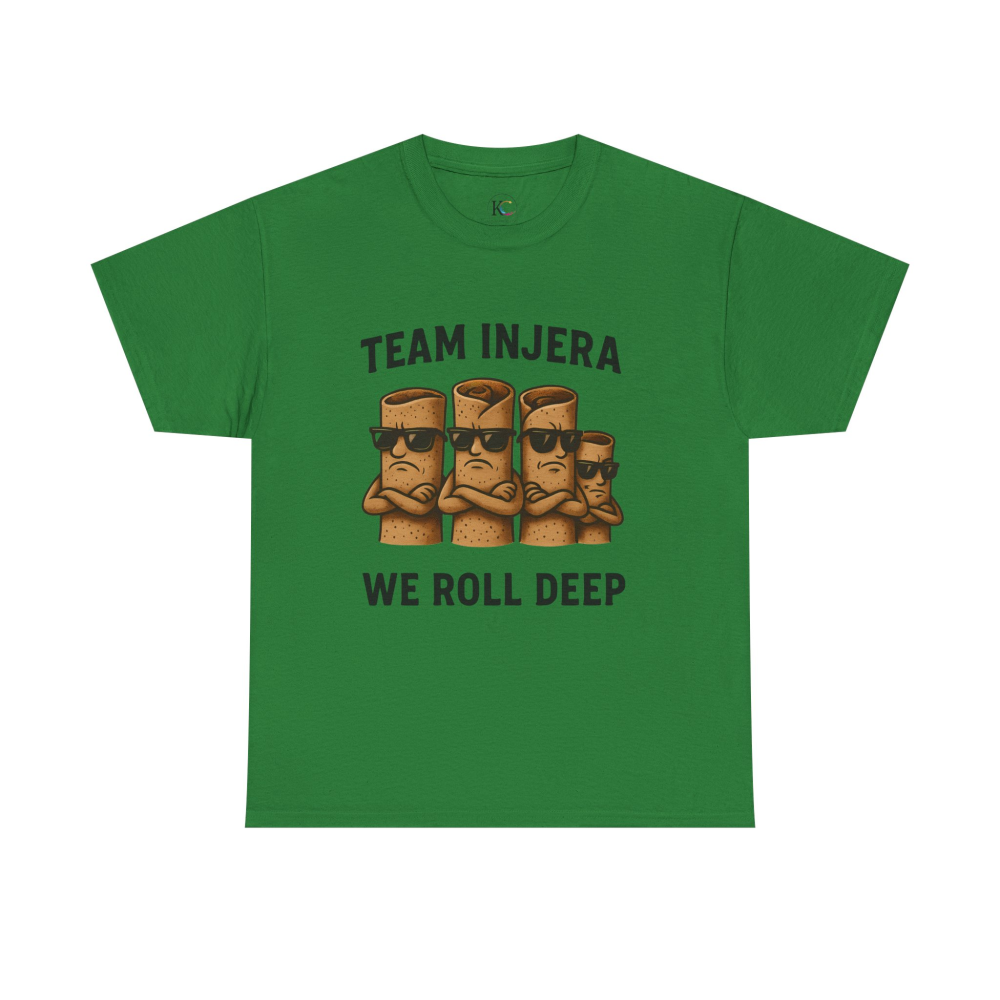 Unisex Heavy Cotton Tee - 'Team Injera' Shirts | Casual Tee for Food Lovers, Gift for Friends, Ethnic Pride Shirt, Festival Outfit, [...] - Image 33