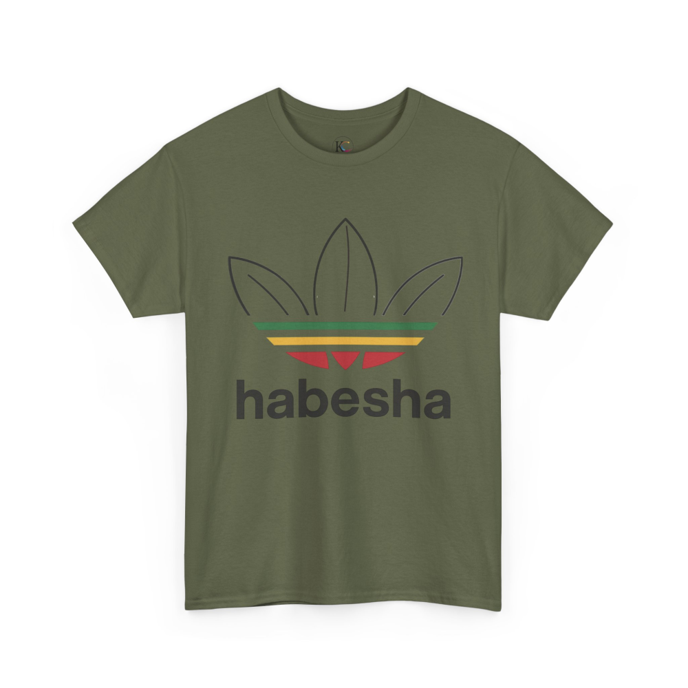 Habesha Unisex Heavy Cotton Tee - Comfortable, Stylish, Casual Wear for Everyday, Cultural Events, Birthdays, Holidays, Gifts - Image 27