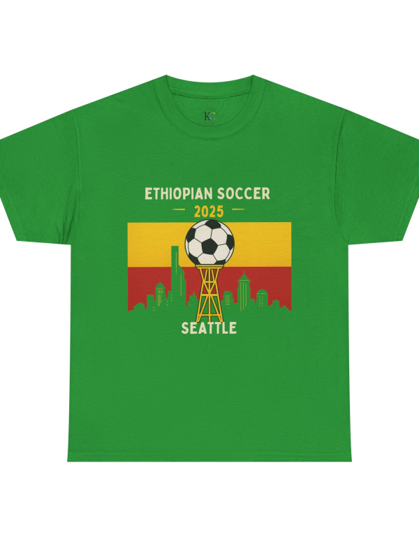 Ethiopian Soccer Unisex Heavy Cotton Tee | Casual Sportswear, Perfect Gift for Soccer Fans, Soccer Tournament Apparel, Green Tee, [...]