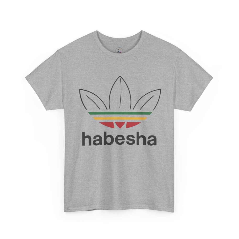 Habesha Unisex Heavy Cotton Tee - Comfortable, Stylish, Casual Wear for Everyday, Cultural Events, Birthdays, Holidays, Gifts - Image 15