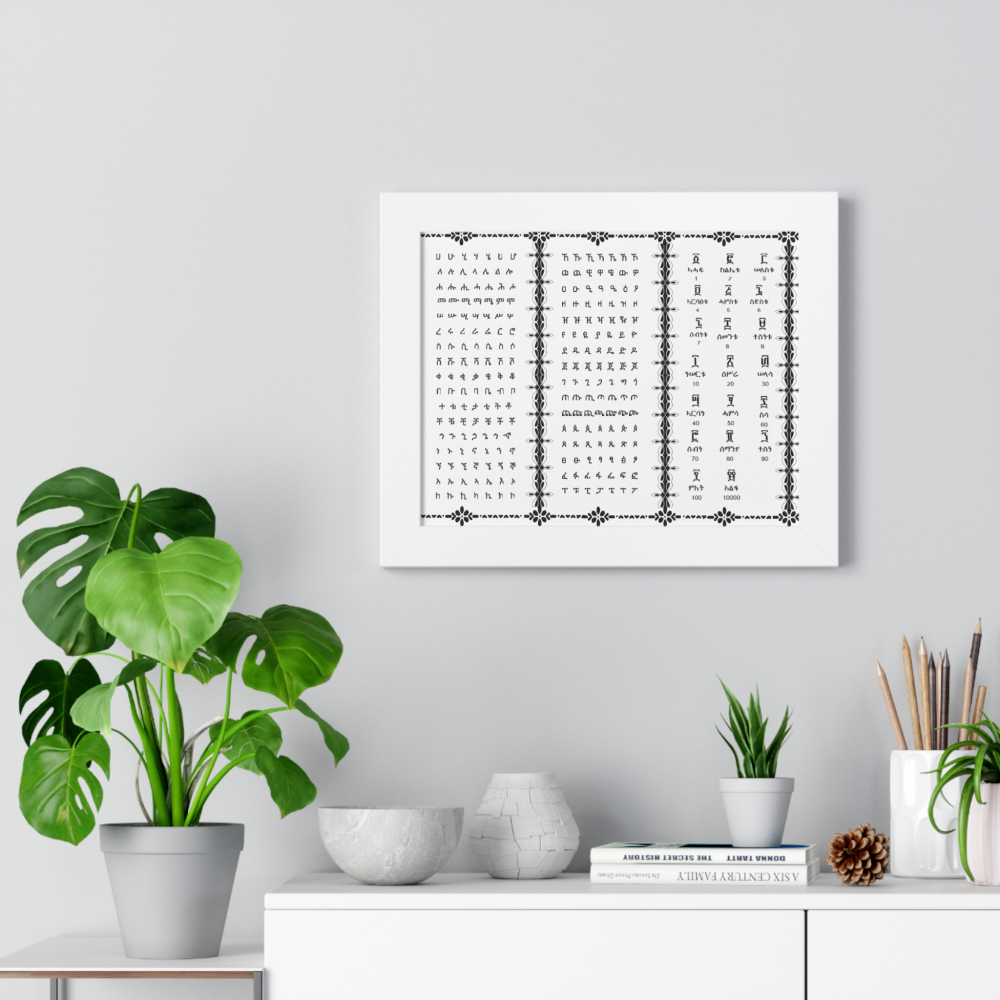 Framed Art Poster, Abstract Wall Decor, Home Office Decor, Unique Gift, Modern Wall Art - Image 8