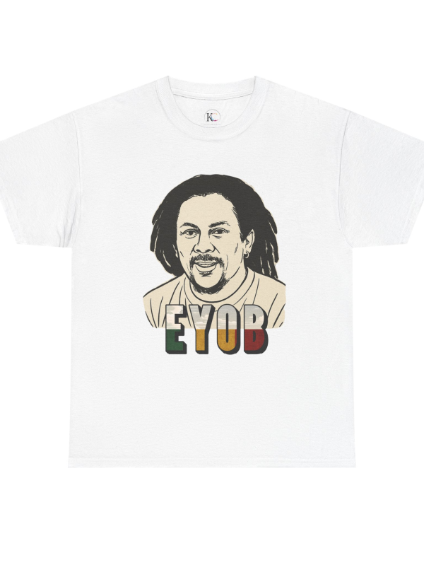 Vibrant Graphic Tee - Unisex Heavy Cotton Tee with 'EYOB' Design, Streetwear, Casual Style, Gift Idea, Music Lover Apparel