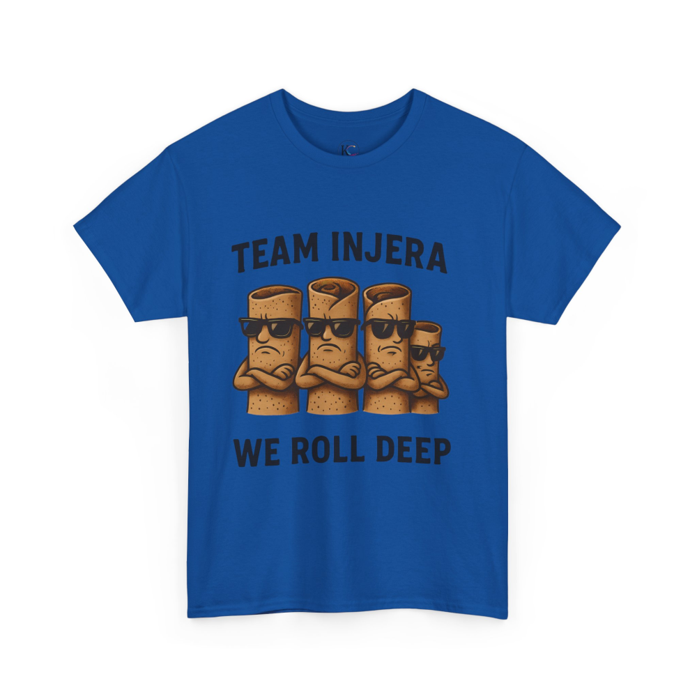 Unisex Heavy Cotton Tee - 'Team Injera' Shirts | Casual Tee for Food Lovers, Gift for Friends, Ethnic Pride Shirt, Festival Outfit, [...] - Image 47