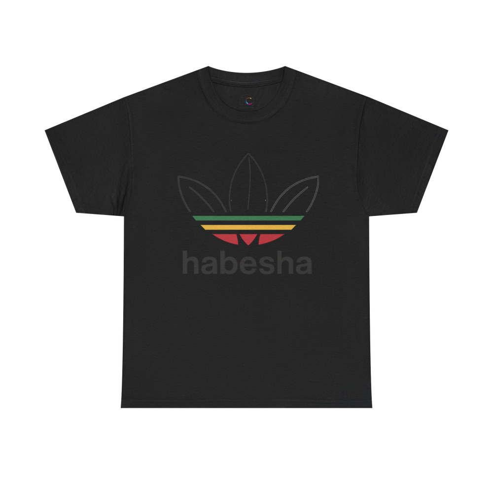 Habesha Unisex Heavy Cotton Tee - Comfortable, Stylish, Casual Wear for Everyday, Cultural Events, Birthdays, Holidays, Gifts - Image 9
