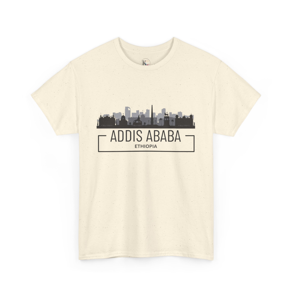 Addis Ababa Skyline Cotton Tee | Cityscape Shirt for Travelers, Unisex City Pride Apparel, Ethiopia Souvenir Gift - Image 27