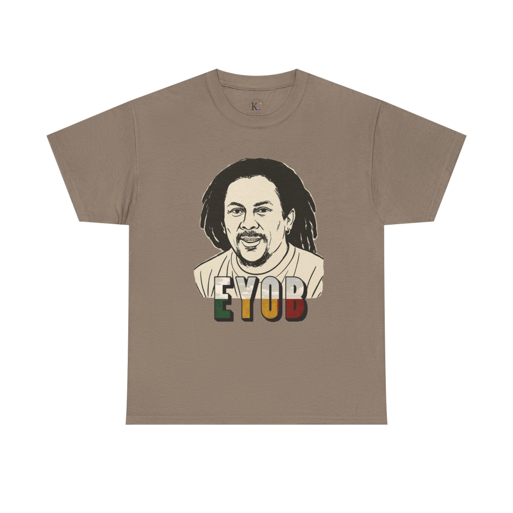 Vibrant Graphic Tee - Unisex Heavy Cotton Tee with 'EYOB' Design, Streetwear, Casual Style, Gift Idea, Music Lover Apparel - Image 21
