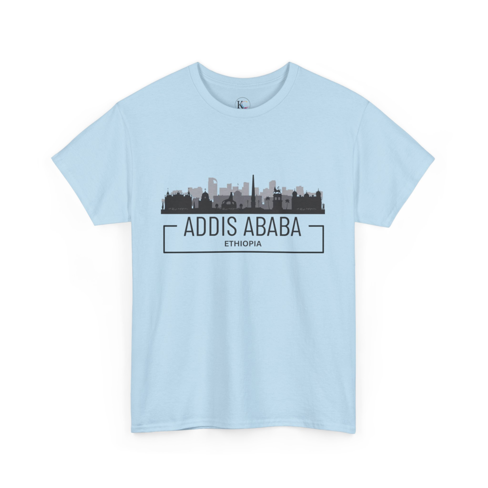 Addis Ababa Skyline Cotton Tee | Cityscape Shirt for Travelers, Unisex City Pride Apparel, Ethiopia Souvenir Gift - Image 35