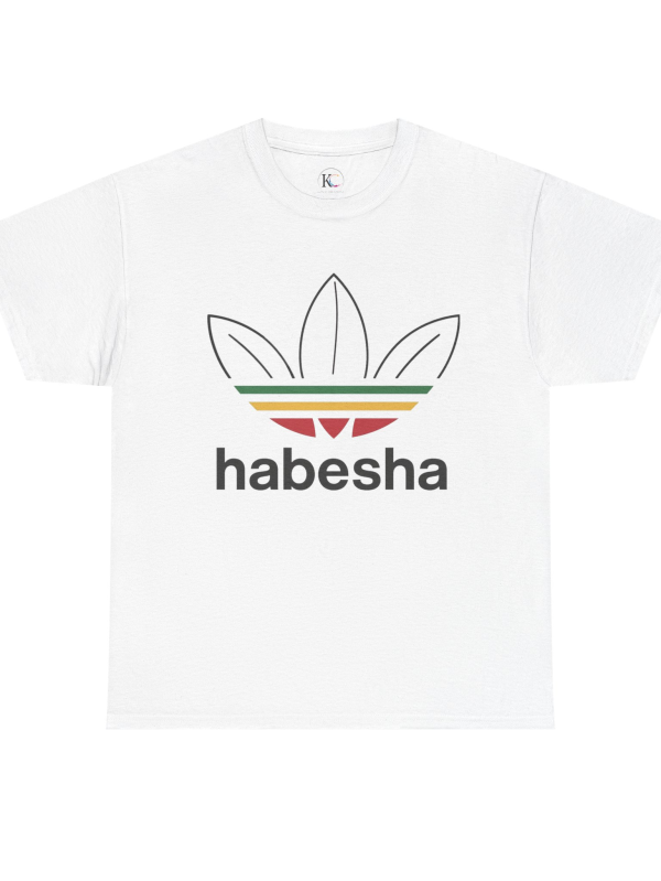 Habesha Unisex Heavy Cotton Tee - Comfortable, Stylish, Casual Wear for Everyday, Cultural Events, Birthdays, Holidays, Gifts