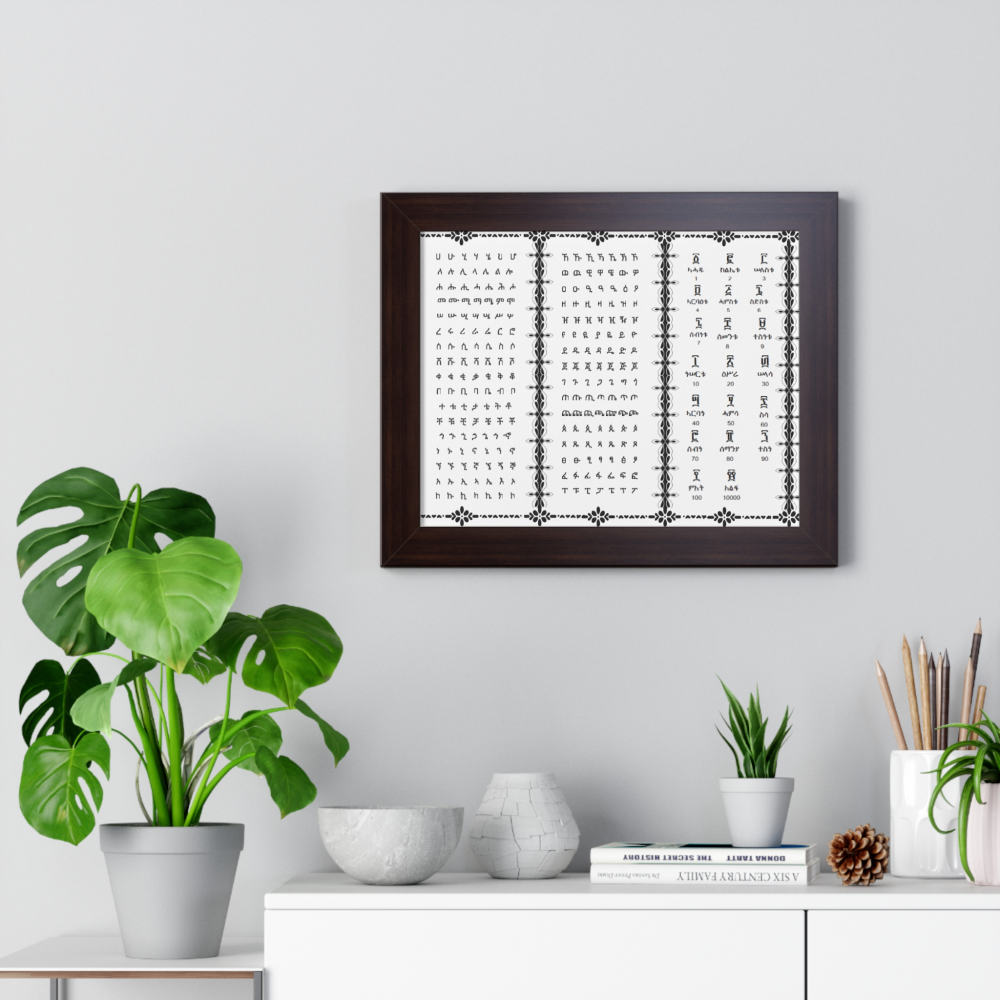 Framed Art Poster, Abstract Wall Decor, Home Office Decor, Unique Gift, Modern Wall Art - Image 5