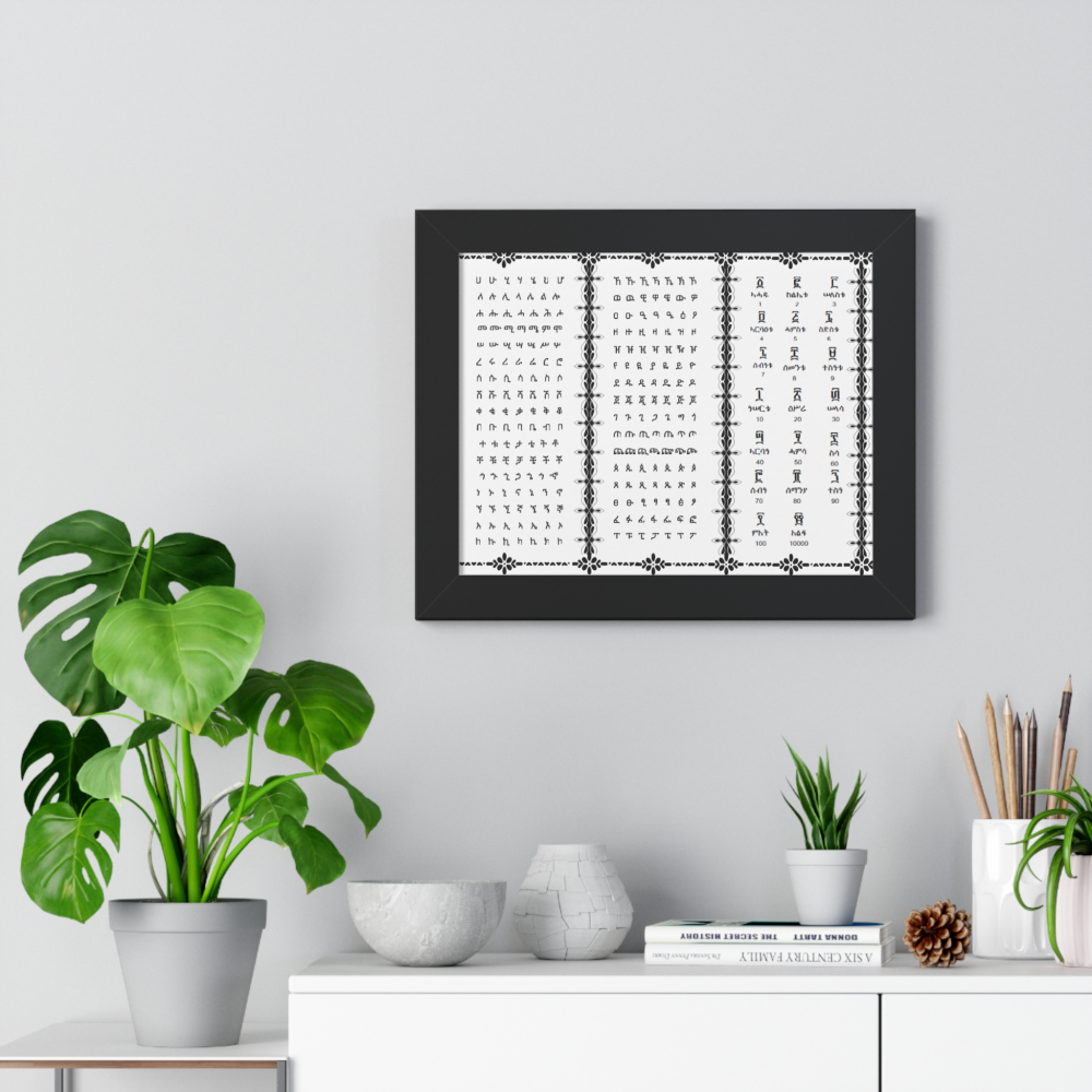 Framed Art Poster, Abstract Wall Decor, Home Office Decor, Unique Gift, Modern Wall Art - Image 2