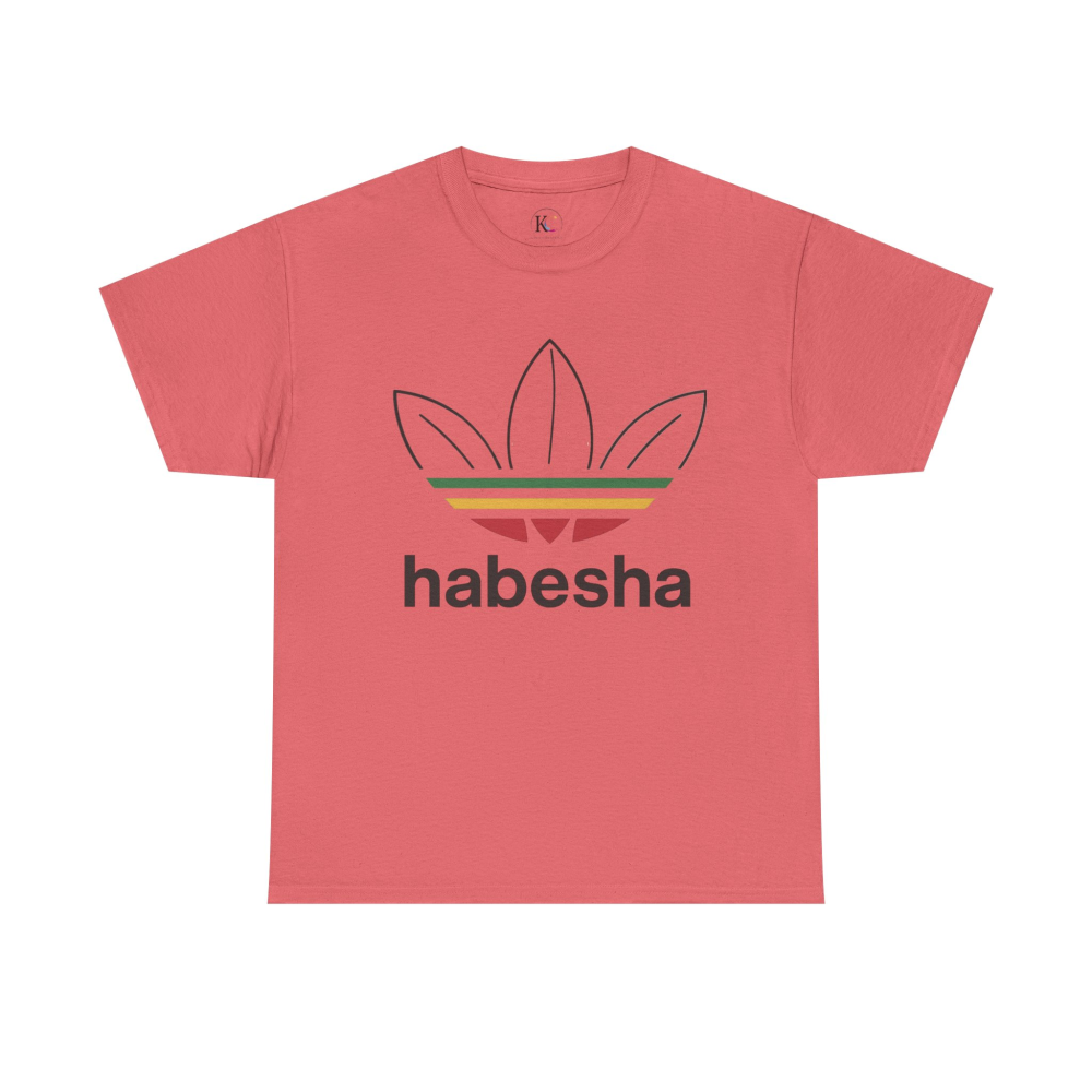 Habesha Unisex Heavy Cotton Tee - Comfortable, Stylish, Casual Wear for Everyday, Cultural Events, Birthdays, Holidays, Gifts - Image 5