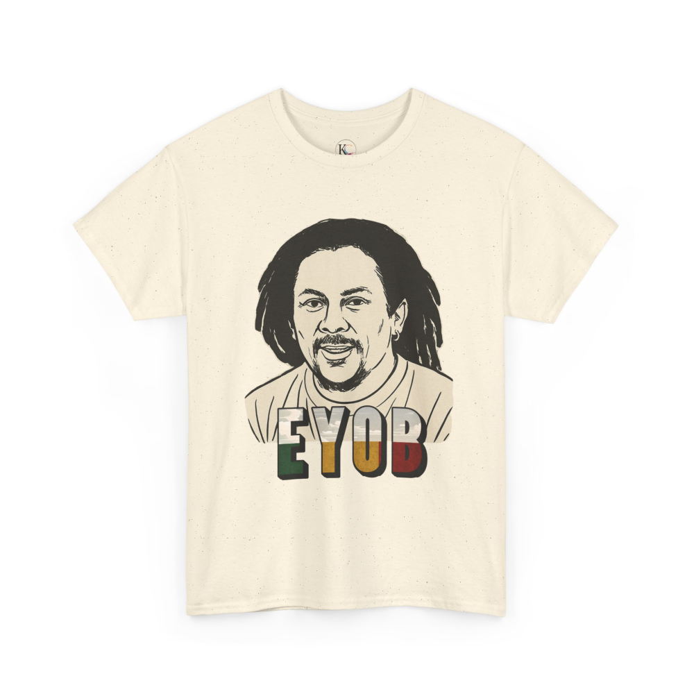 Vibrant Graphic Tee - Unisex Heavy Cotton Tee with 'EYOB' Design, Streetwear, Casual Style, Gift Idea, Music Lover Apparel - Image 31