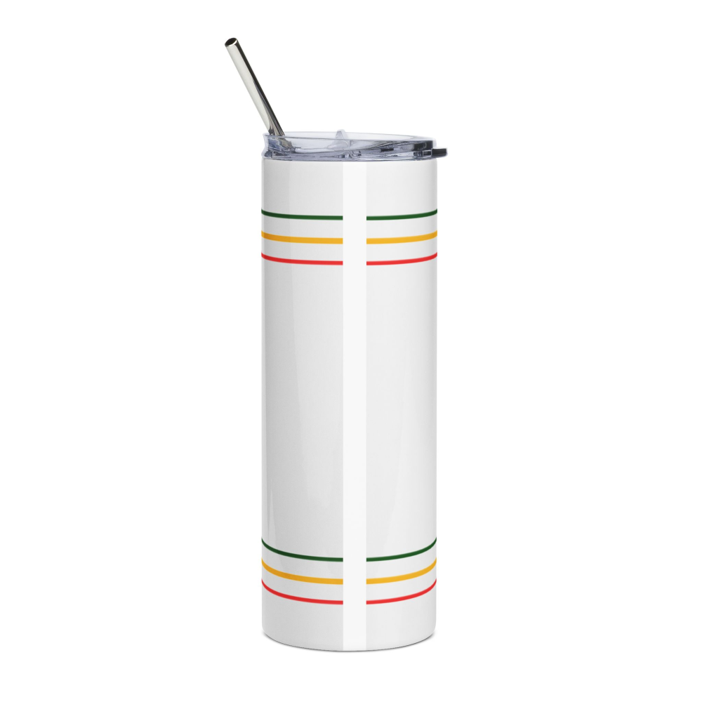 Rasta Lion of Judah Stainless Steel Tumbler, 20oz - Travel Mug, Gift for Him/Her, Eco-Friendly Cup, Party Favors, Beverage Container - Image 3