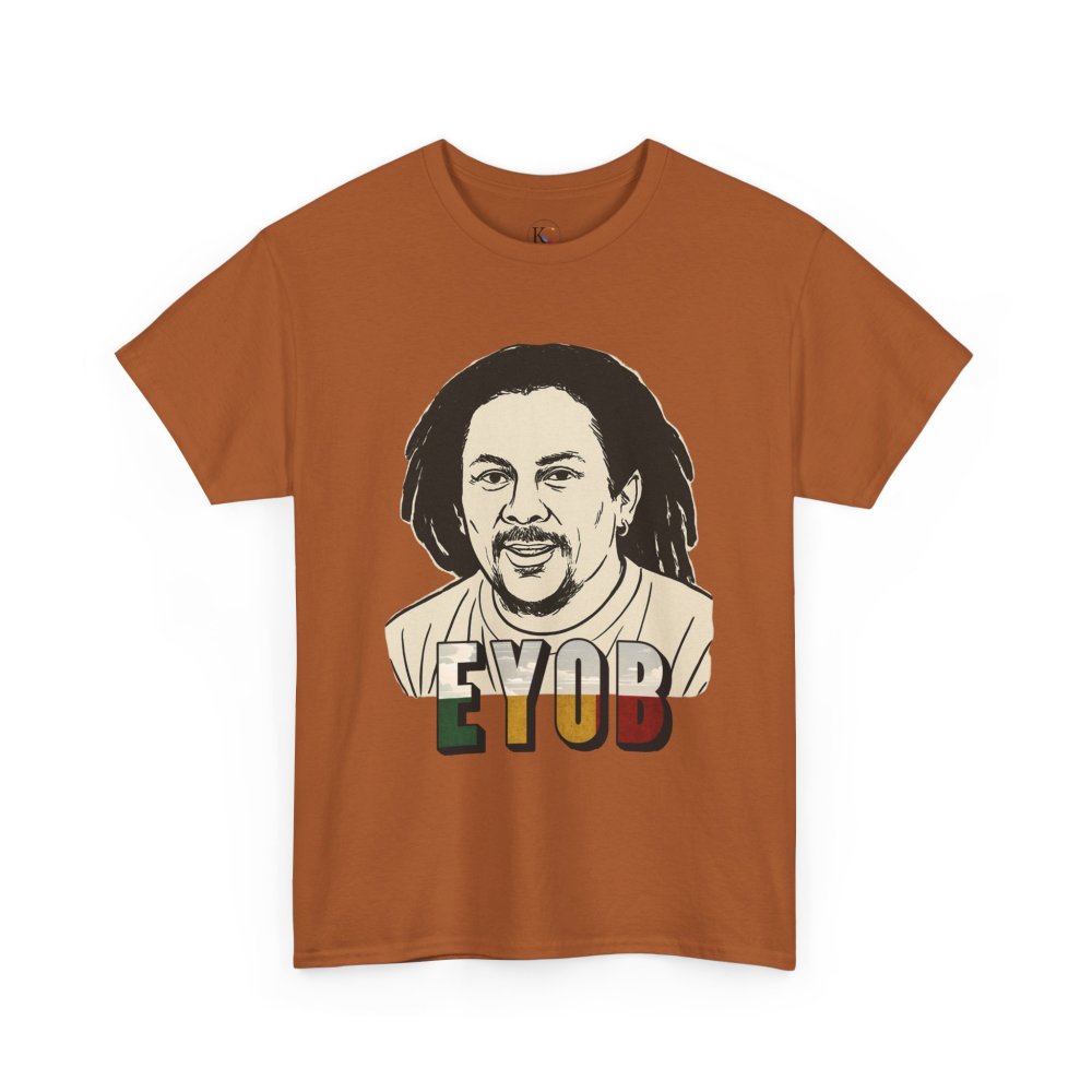 Vibrant Graphic Tee - Unisex Heavy Cotton Tee with 'EYOB' Design, Streetwear, Casual Style, Gift Idea, Music Lover Apparel - Image 27