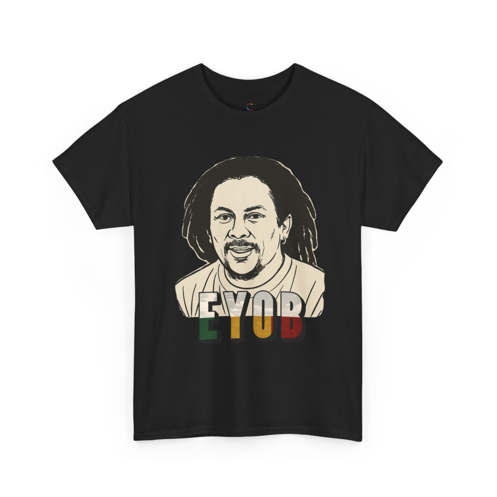 Vibrant Graphic Tee - Unisex Heavy Cotton Tee with 'EYOB' Design, Streetwear, Casual Style, Gift Idea, Music Lover Apparel - Image 11