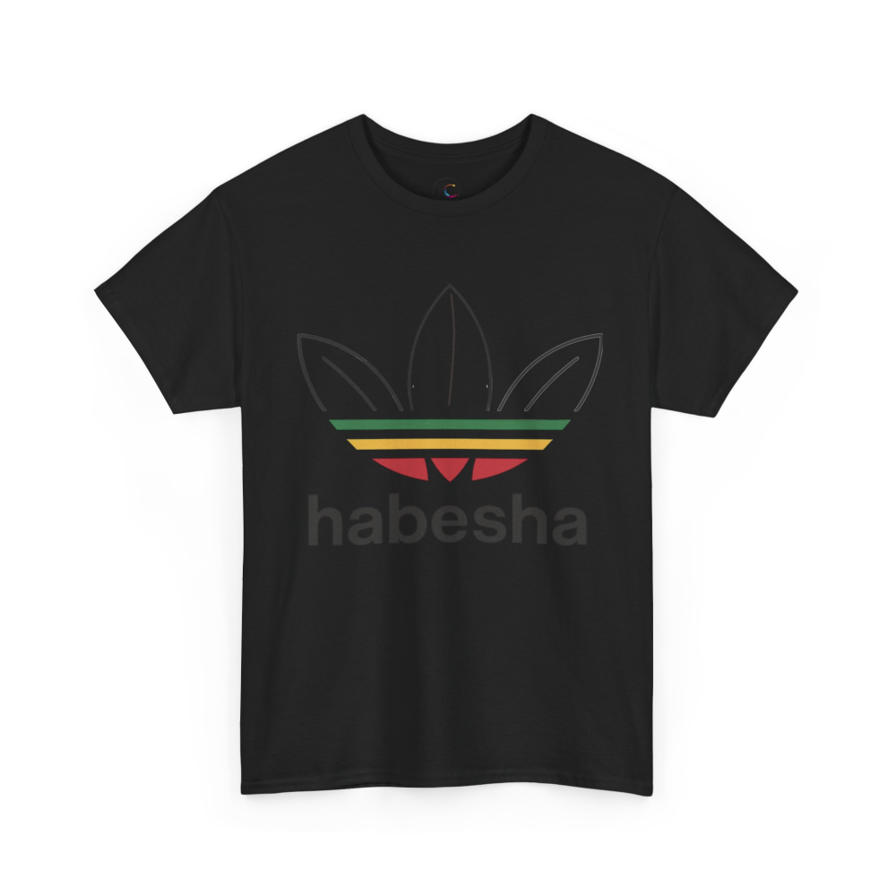 Habesha Unisex Heavy Cotton Tee - Comfortable, Stylish, Casual Wear for Everyday, Cultural Events, Birthdays, Holidays, Gifts - Image 11