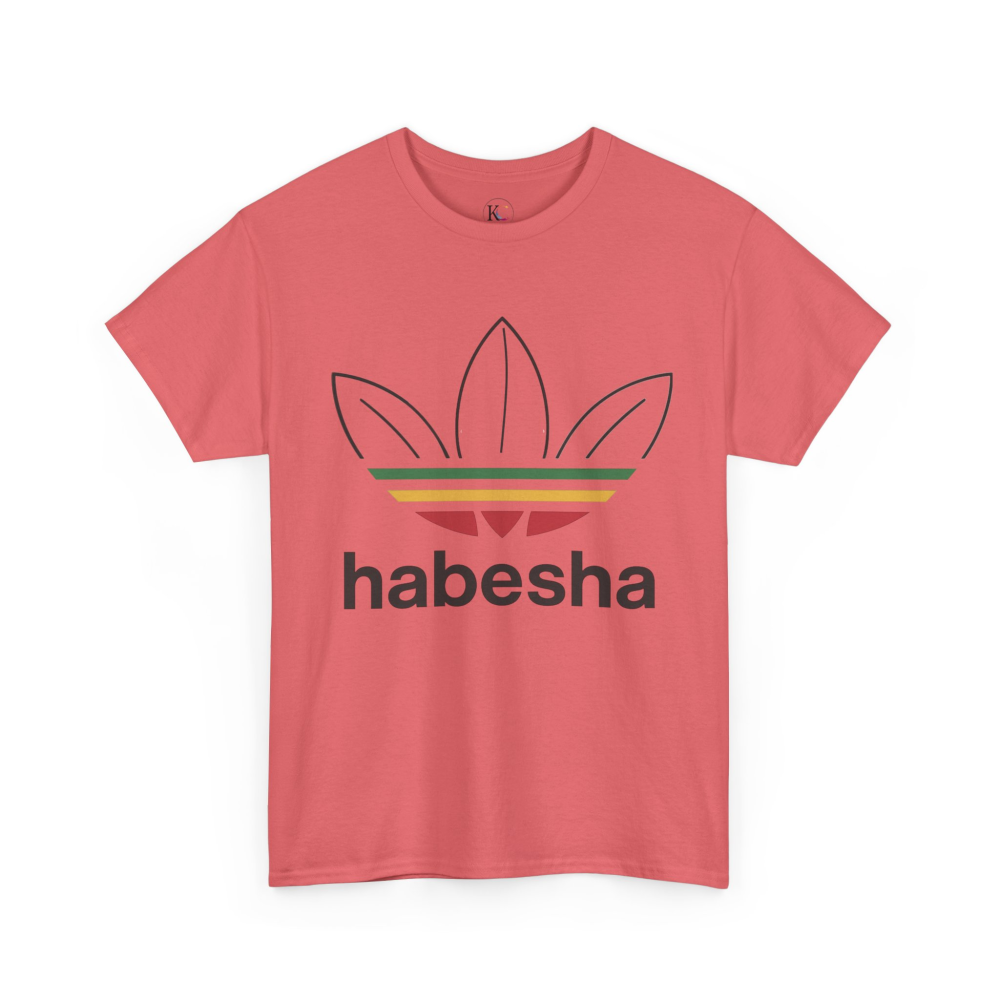 Habesha Unisex Heavy Cotton Tee - Comfortable, Stylish, Casual Wear for Everyday, Cultural Events, Birthdays, Holidays, Gifts - Image 7