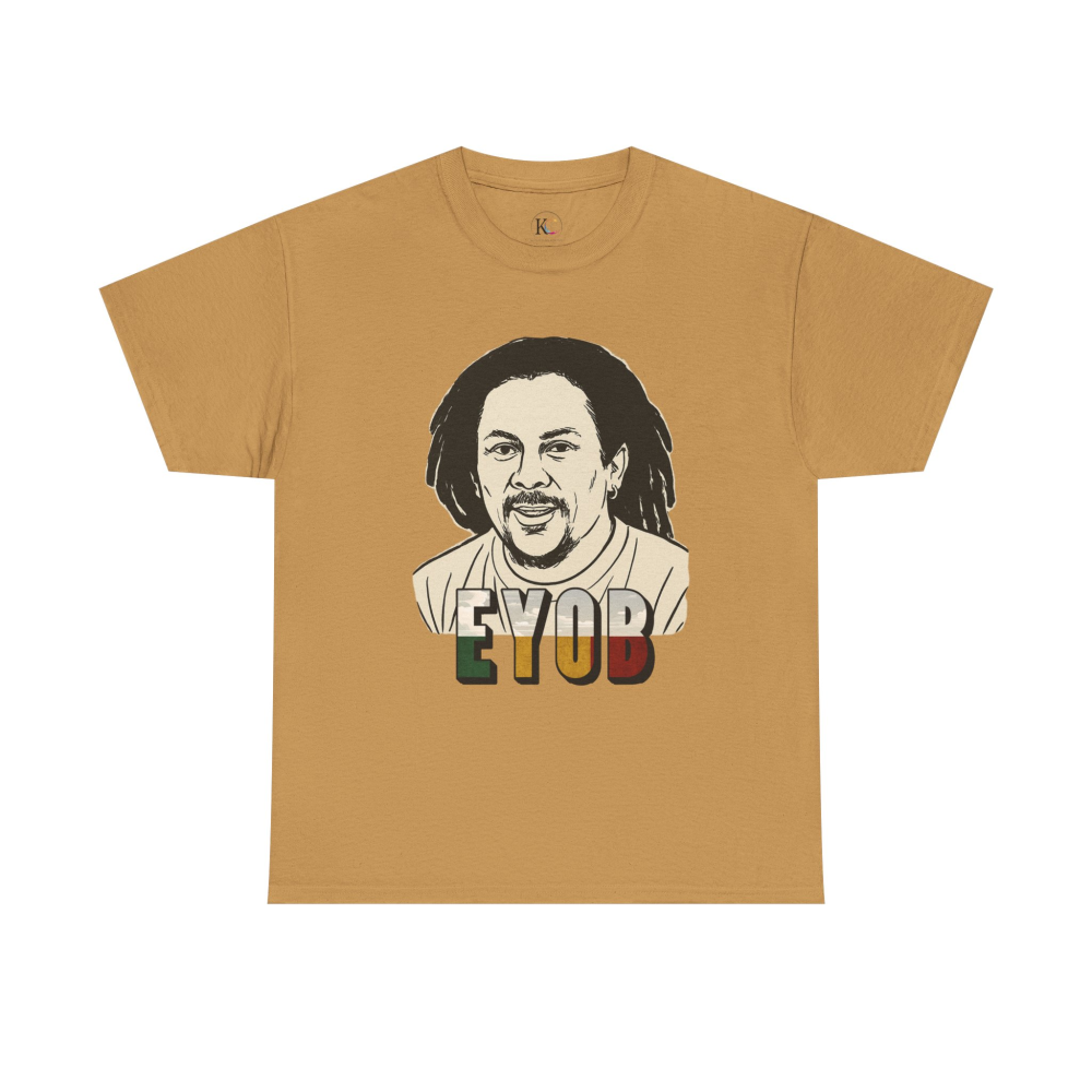 Vibrant Graphic Tee - Unisex Heavy Cotton Tee with 'EYOB' Design, Streetwear, Casual Style, Gift Idea, Music Lover Apparel - Image 17