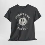 Protect Your Energy T‑Shirt, Vintage Smiley Graphic Tee