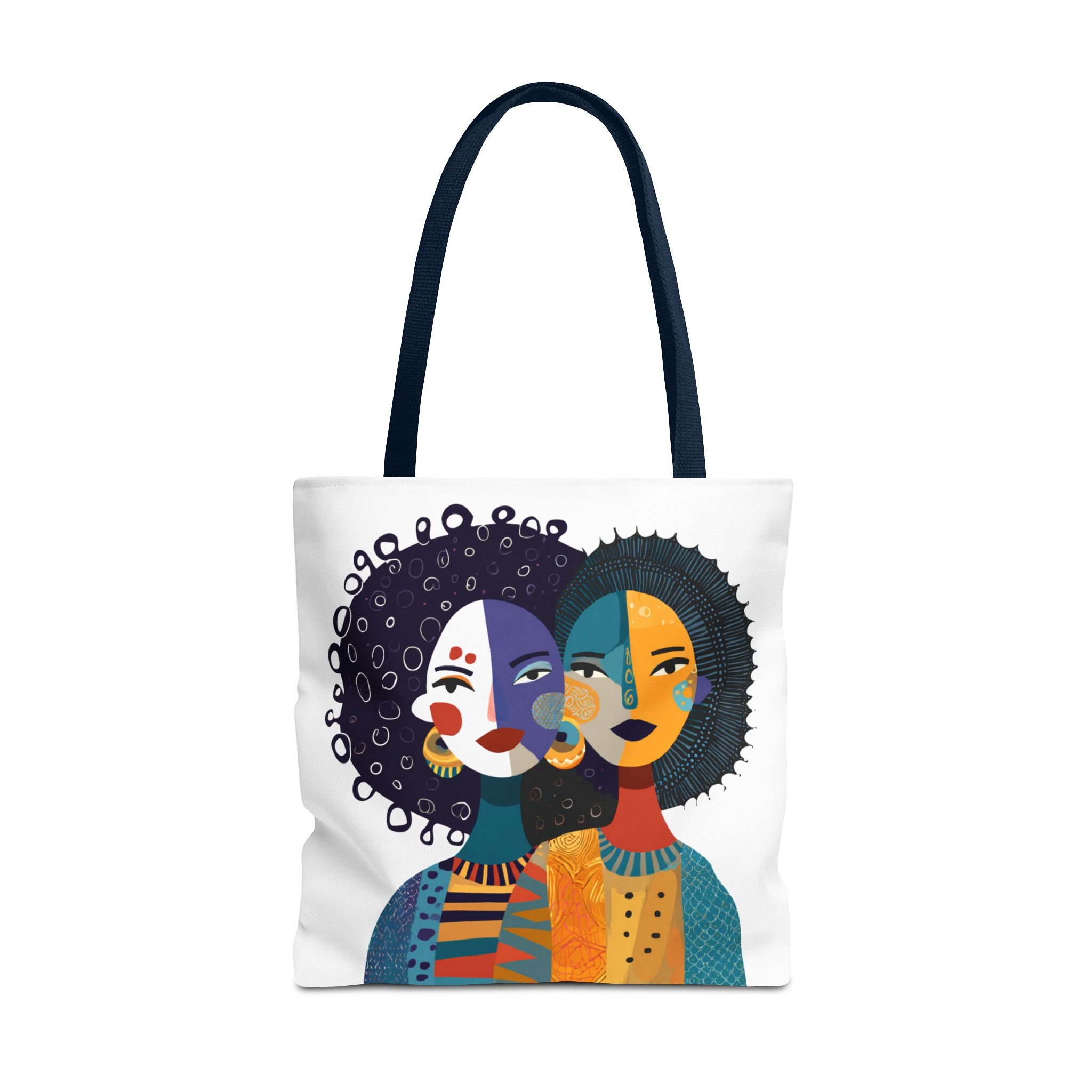 Abstract Afrocentric Faces Tote Bag Afrocentric Art Tote Bag African Women Print Bag Bold Cultural Bag Ethnic Gift for Her - Image 44