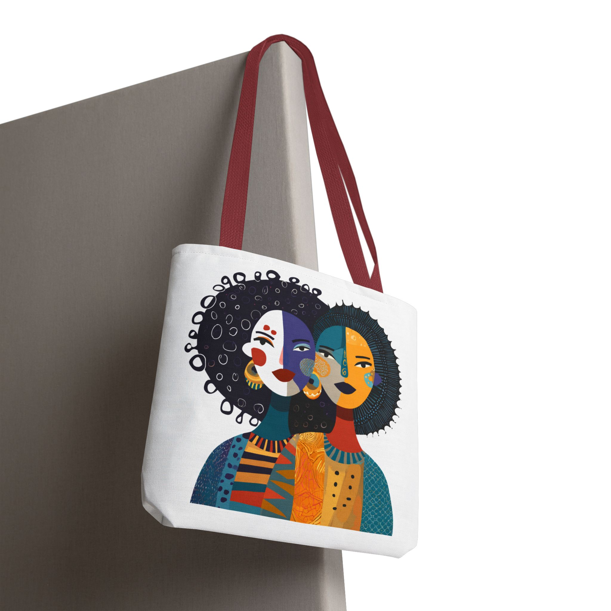 Abstract Afrocentric Faces Tote Bag Afrocentric Art Tote Bag African Women Print Bag Bold Cultural Bag Ethnic Gift for Her - Image 19