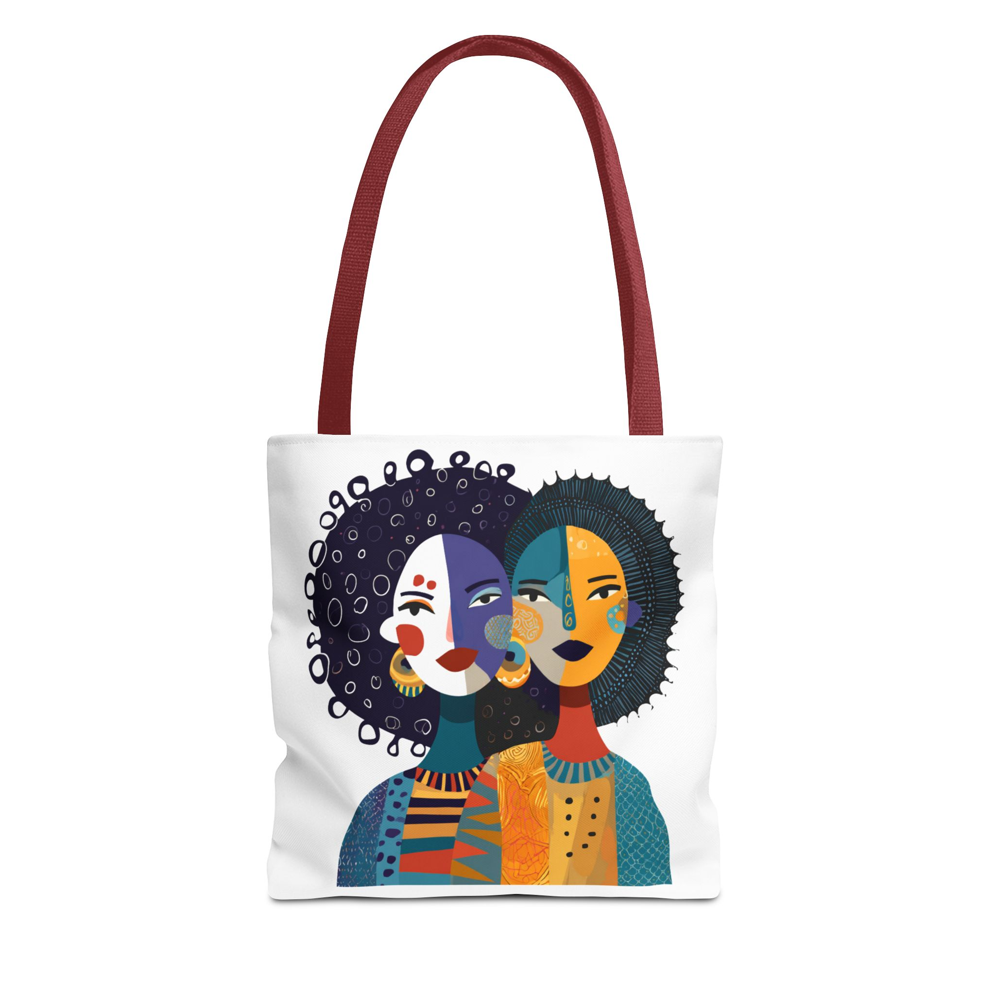 Abstract Afrocentric Faces Tote Bag Afrocentric Art Tote Bag African Women Print Bag Bold Cultural Bag Ethnic Gift for Her - Image 17