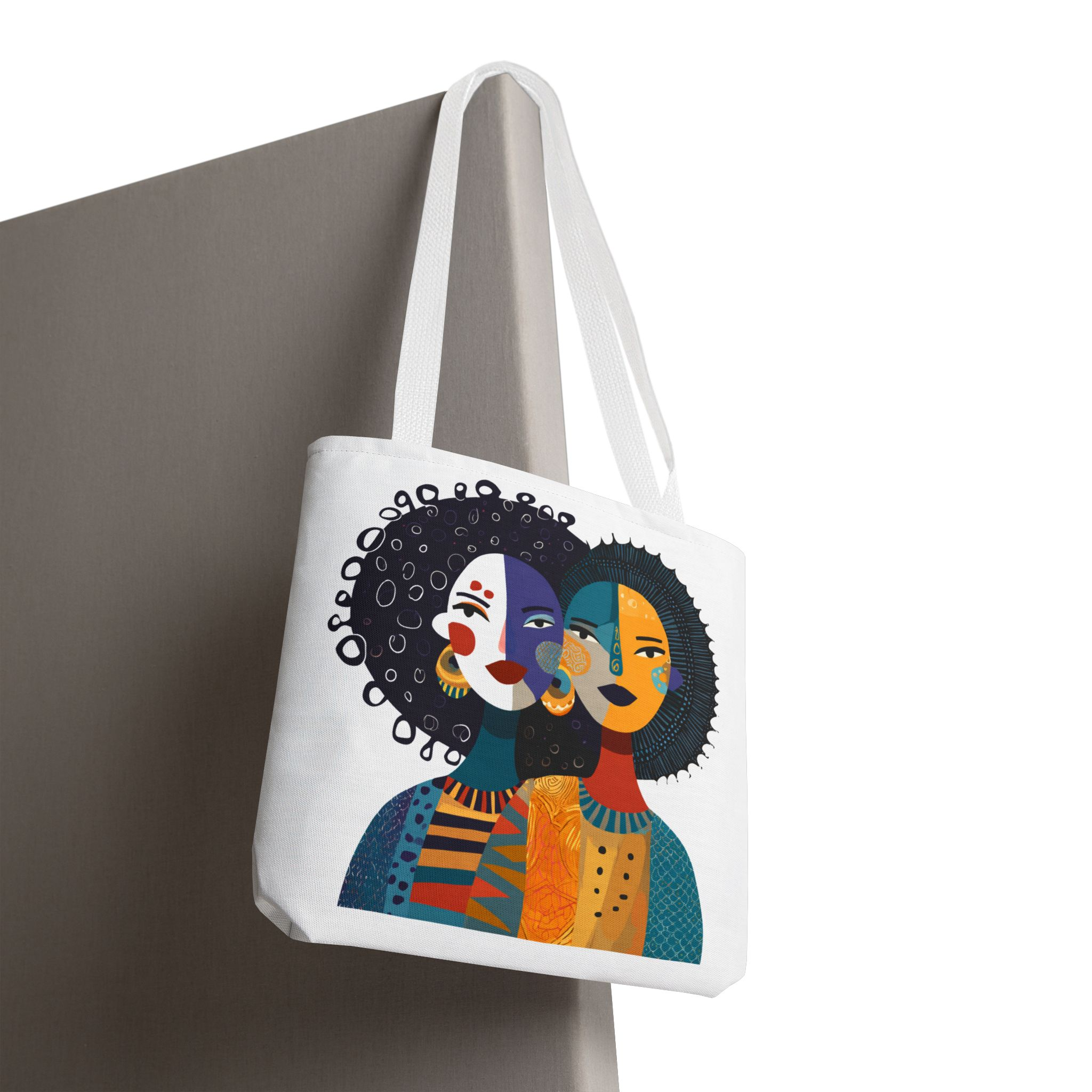 Abstract Afrocentric Faces Tote Bag Afrocentric Art Tote Bag African Women Print Bag Bold Cultural Bag Ethnic Gift for Her - Image 25