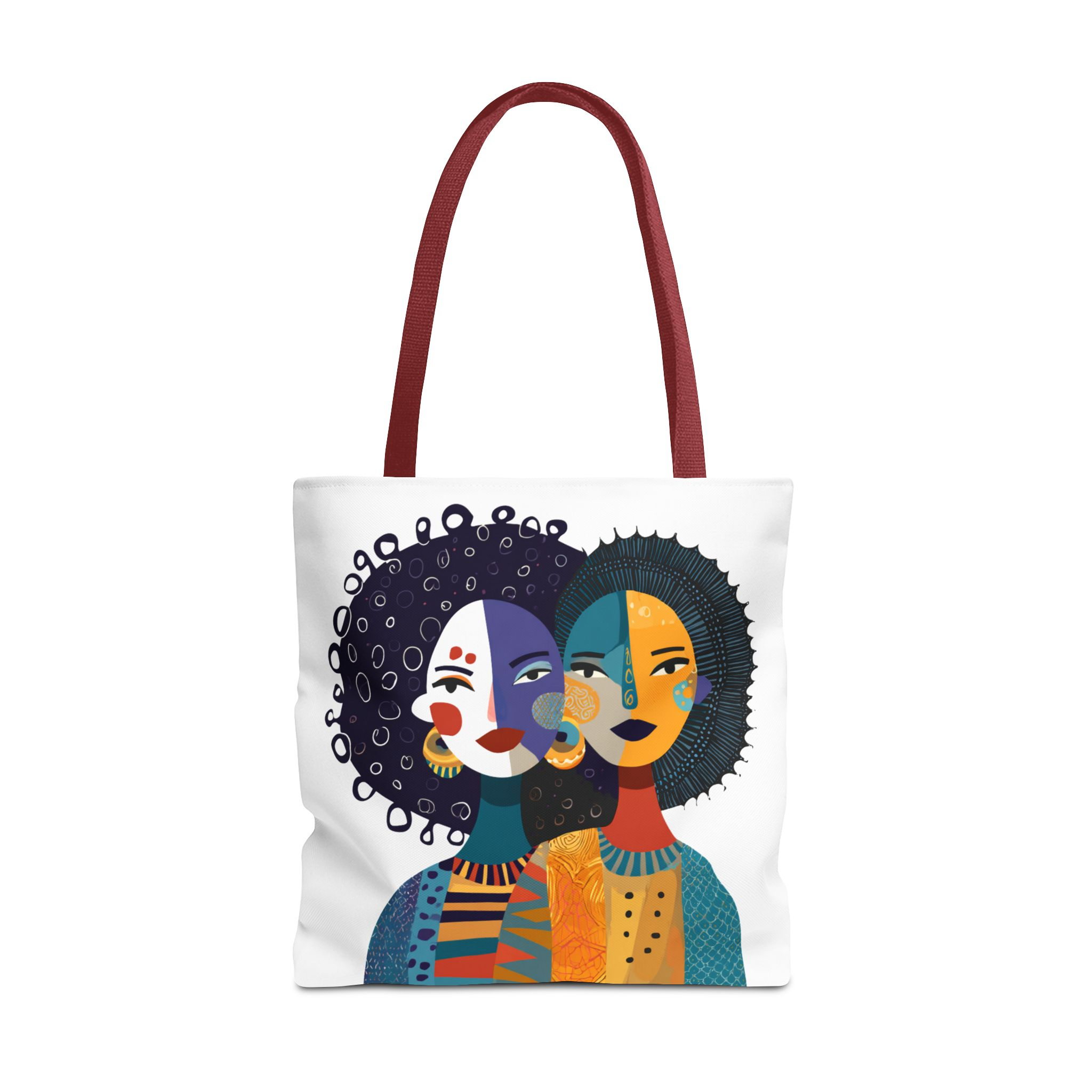 Abstract Afrocentric Faces Tote Bag Afrocentric Art Tote Bag African Women Print Bag Bold Cultural Bag Ethnic Gift for Her - Image 20